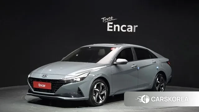 Hyundai Avante (CN7) 2022 Серый из Кореи