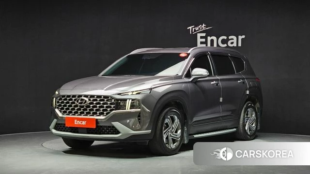 Hyundai The New Santa Fe 2022 Серый из Кореи