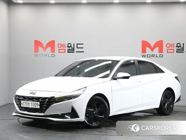 Hyundai Avante (CN7) 2020 Белый из Кореи
