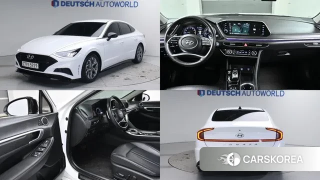 Hyundai Sonata (DN8) 2022 Белый из Кореи