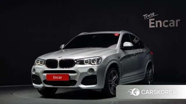 BMW X4 (F26) 2018 Серебристо-серый из Кореи