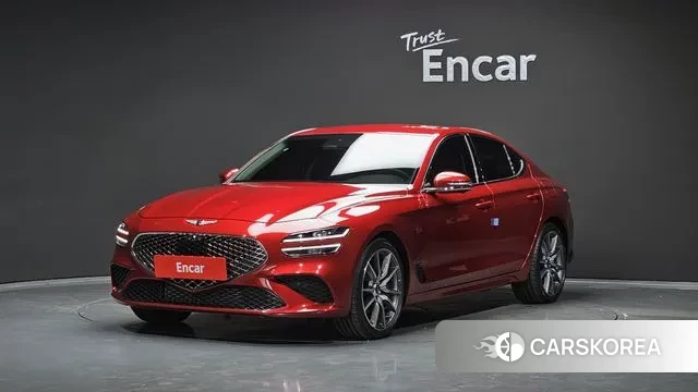 Genesis The New G70 2022 Красный из Кореи