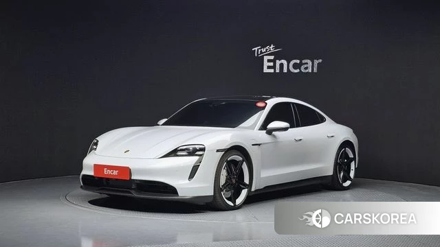 Porsche Taycan 2021 Белый из Кореи