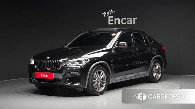 BMW X4 (G02) 2021 Черный из Кореи
