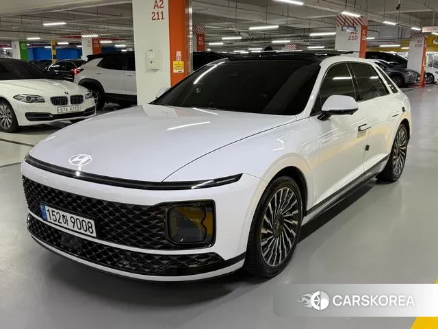 Hyundai Grandeur Hybrid (GN7) 2023 Белый из Кореи