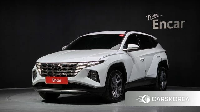 Hyundai Tucson Hybrid (NX4) 2021 Белый из Кореи
