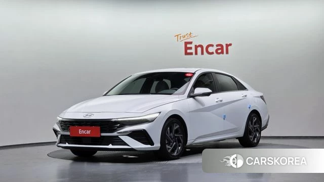 Hyundai The New Avante Hybrid (CN7) 2024 Белый из Кореи