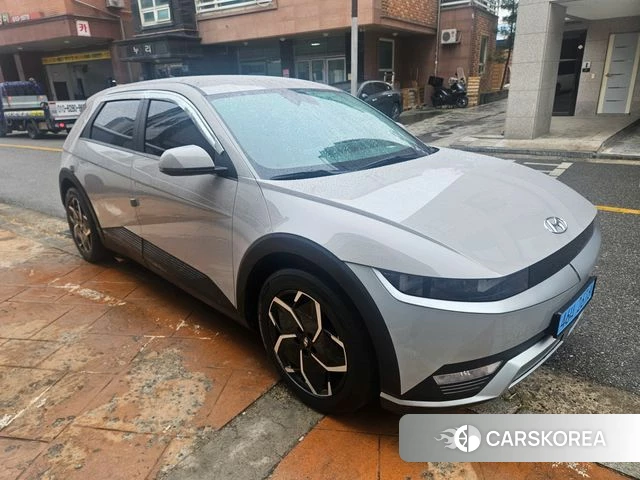 Hyundai Ionic 5 2022 Серебристо-серый из Кореи