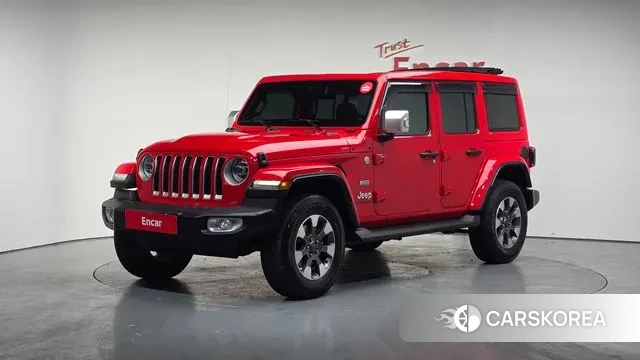 Jeep Wrangler (JL) 2021 Красный из Кореи