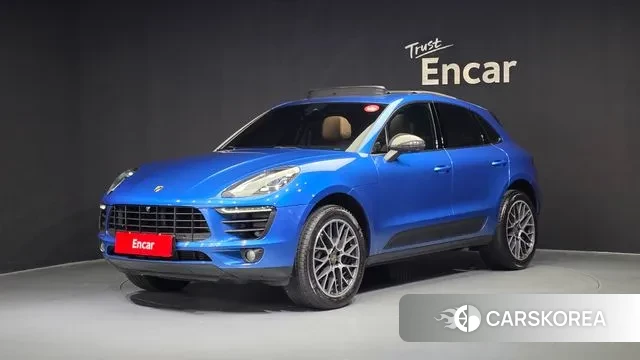 Porsche Macan 2018 Синий из Кореи