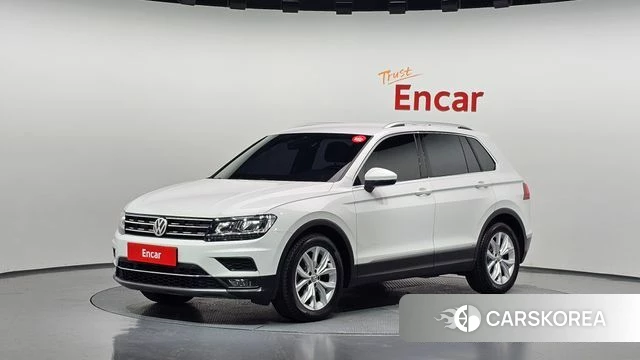 Volkswagen Tiguan second Generation 2020 Белый из Кореи