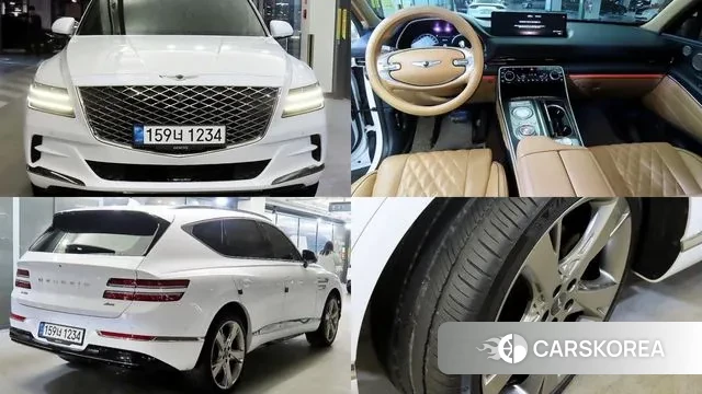 Genesis GV80 2021 Белый из Кореи