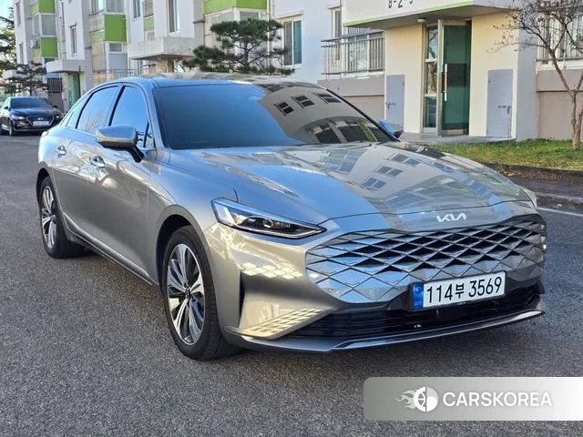 Kia K8 Hybrid 2023 Серый из Кореи