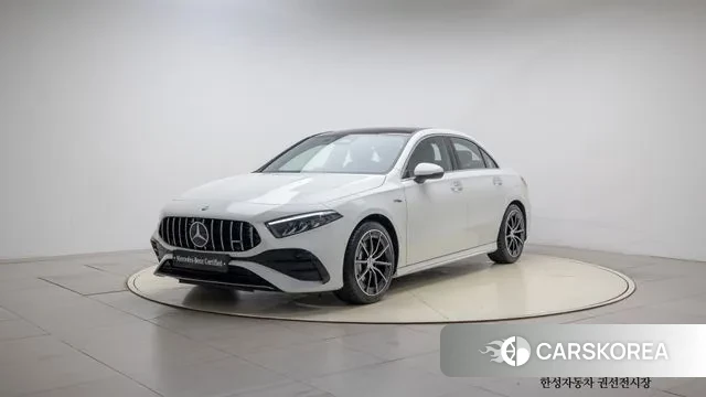 Mercedes-Benz A-Class W177 2024 Белый из Кореи