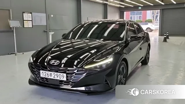 Hyundai Avante (CN7) 2020 Черный из Кореи