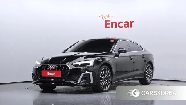 Audi A5 (F5) 2023 Черный из Кореи