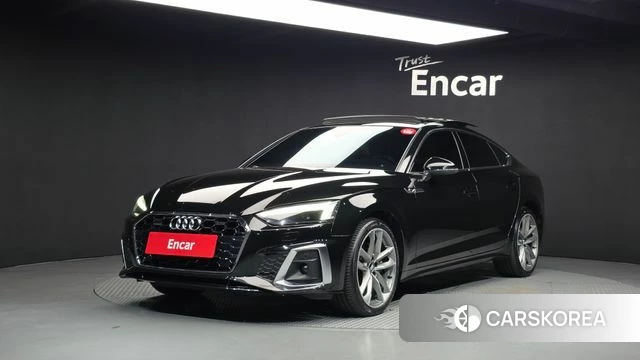 Audi A5 (F5) 2021 Черный из Кореи