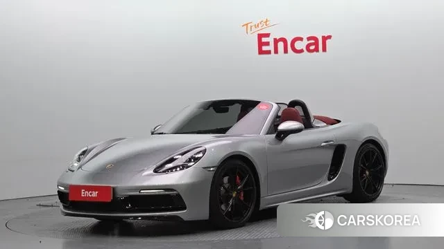 Porsche 718 Boxster 2019 Серебряный из Кореи