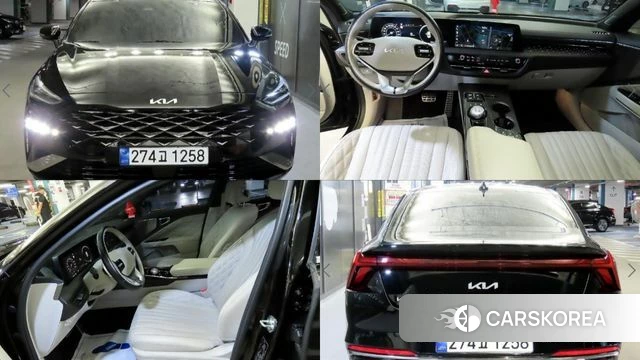 Kia K8 2023 Черный из Кореи