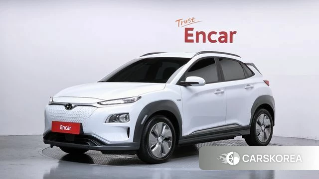 Hyundai Kona Electric 2019 Белый из Кореи