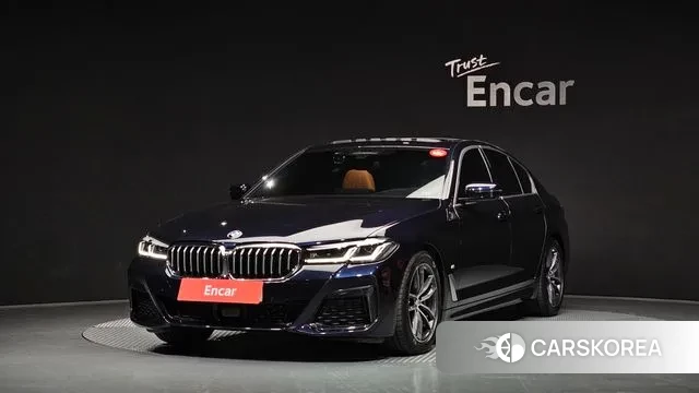 BMW 5 Series (G30) 2021 Синий из Кореи