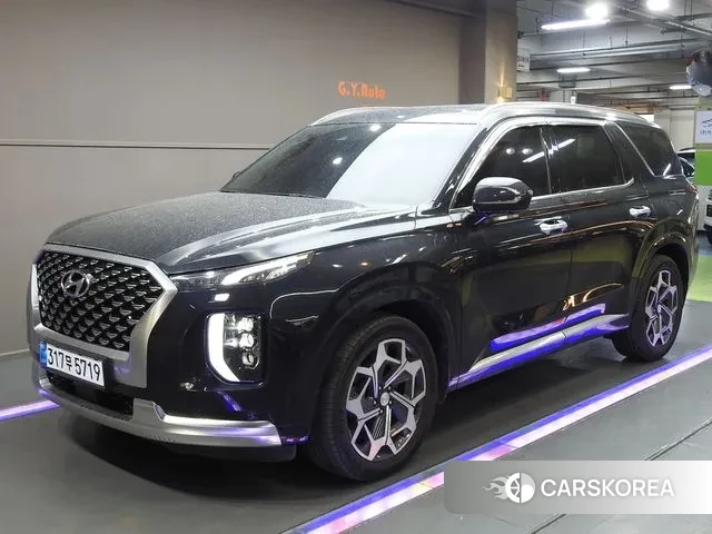 Hyundai Palisade 2021 Синий из Кореи
