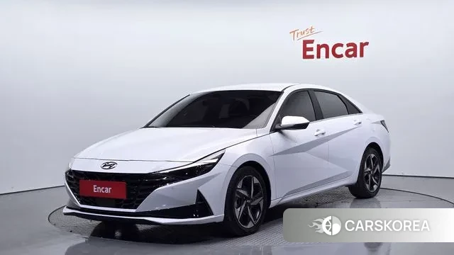 Hyundai Avante (CN7) 2022 Белый из Кореи