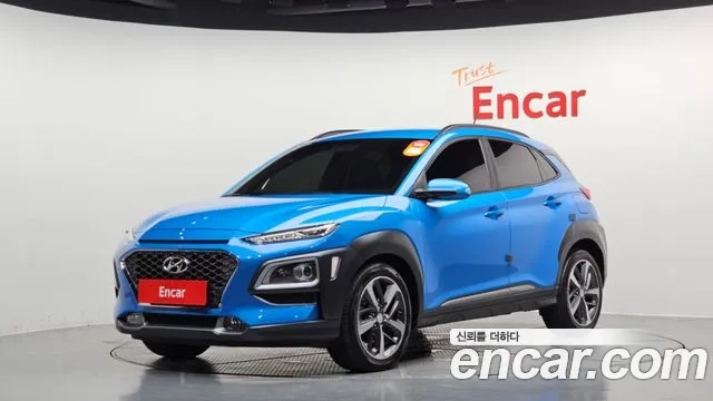 Hyundai Kona 2018 Синий из Кореи