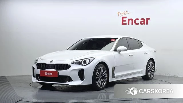 Kia Stinger 2018 Белый из Кореи