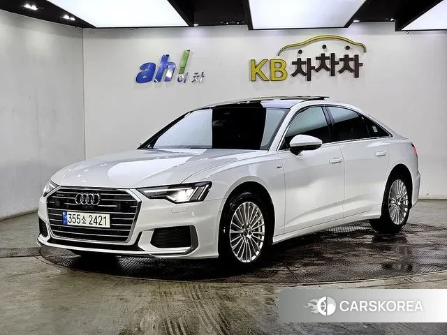 Audi A6 (C8) 2020 Белый из Кореи