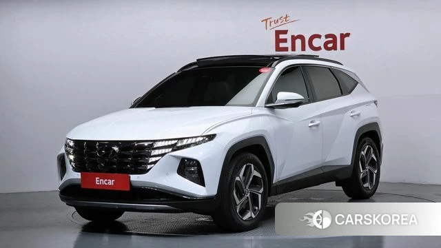 Hyundai Tucson (NX4) 2021 Белый из Кореи