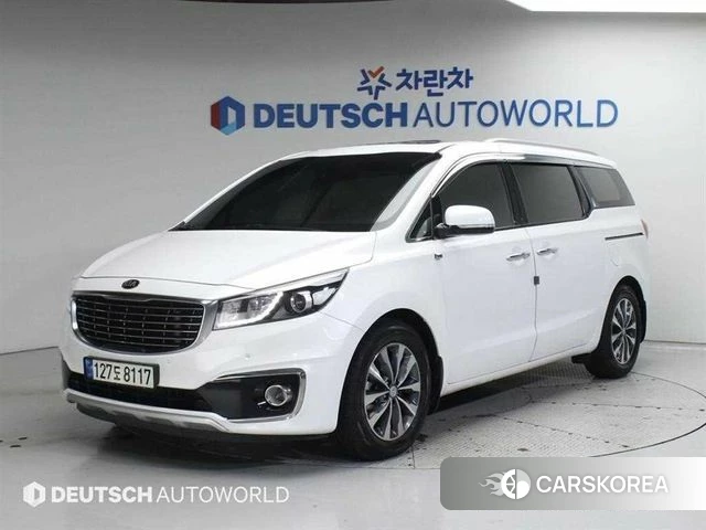 Kia All New Carnival 2018 Белый из Кореи