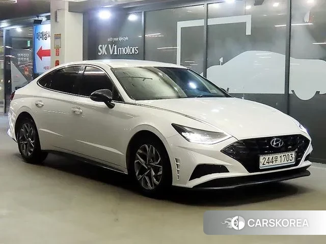 Hyundai Sonata (DN8) 2022 Белый из Кореи