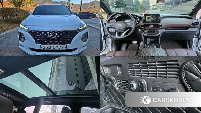 Hyundai Santa Fe TM 2018 Белый из Кореи