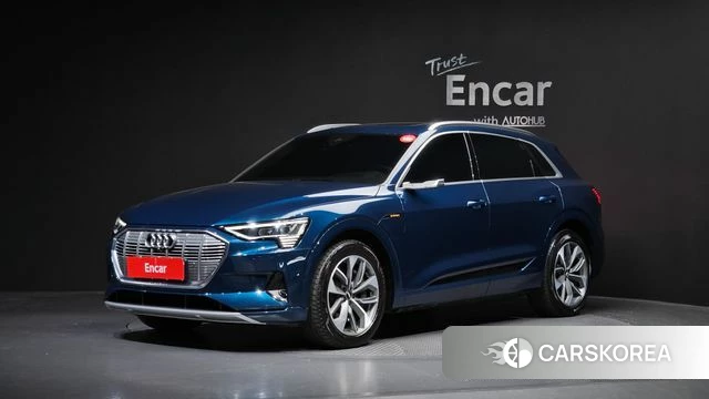 Audi e-Tron 2020 Синий из Кореи