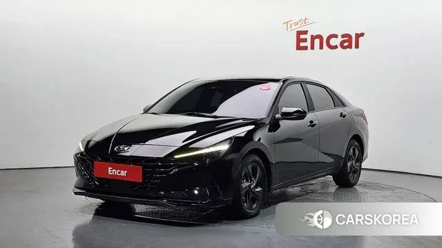 Hyundai Avante (CN7) 2022 Черный из Кореи