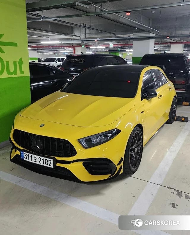 Mercedes-Benz A-Class W177 2022 Желтый из Кореи