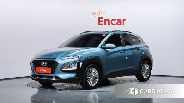 Hyundai Kona 2019 Небесно-голубой из Кореи