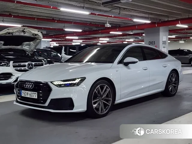 Audi A7 (4K) 2020 Белый из Кореи
