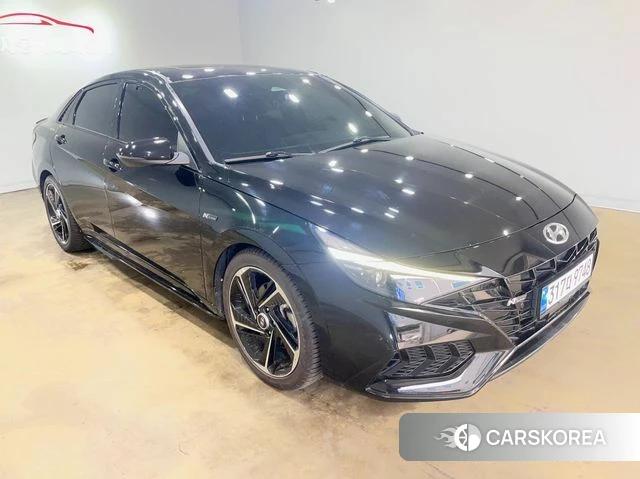 Hyundai Avante (CN7) 2021 Черный из Кореи