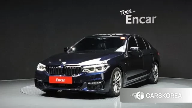 BMW 5 Series (G30) 2018 Черный из Кореи