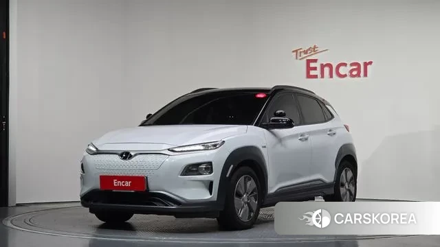 Hyundai Kona Electric 2018 Белый из Кореи