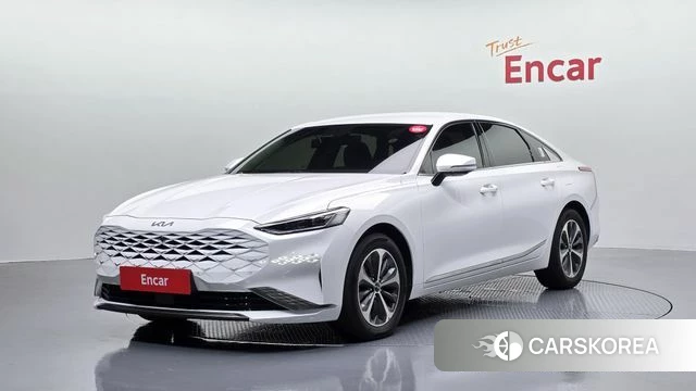 Kia K8 Hybrid 2021 Белый из Кореи