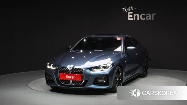 BMW 4 Series (G22) 2021 Синий из Кореи