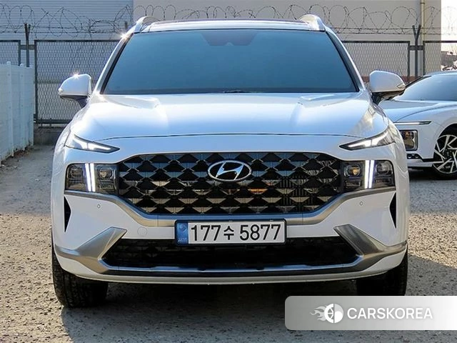 Hyundai The New Santa Fe 2022 Белый из Кореи