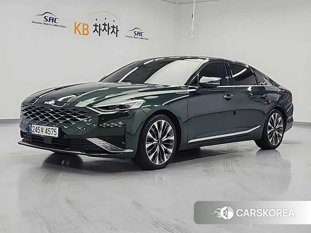 Kia K8 2021 Темно-зеленый из Кореи