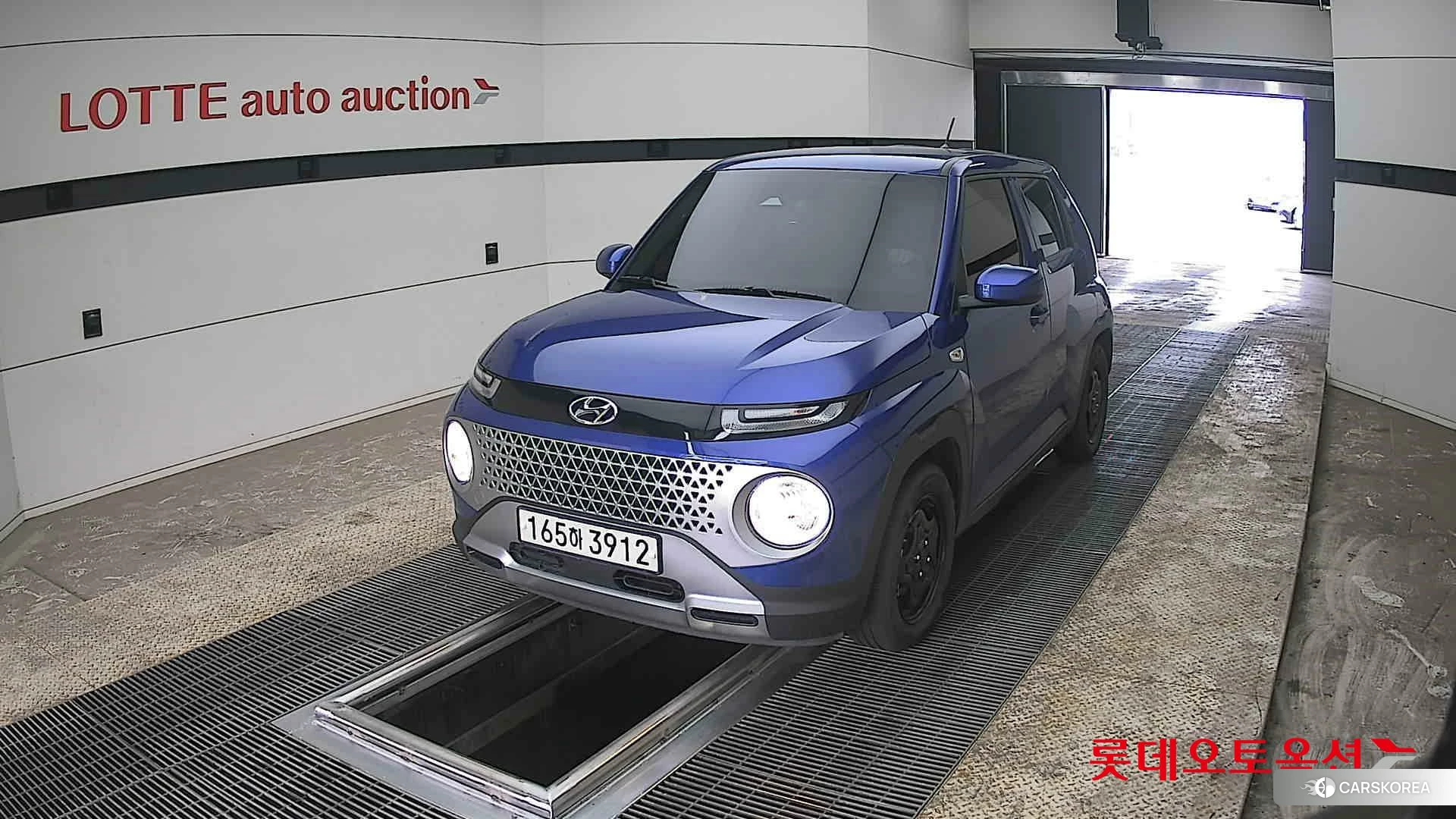 Hyundai Casper 2022 Intense Blue Pearl из Кореи