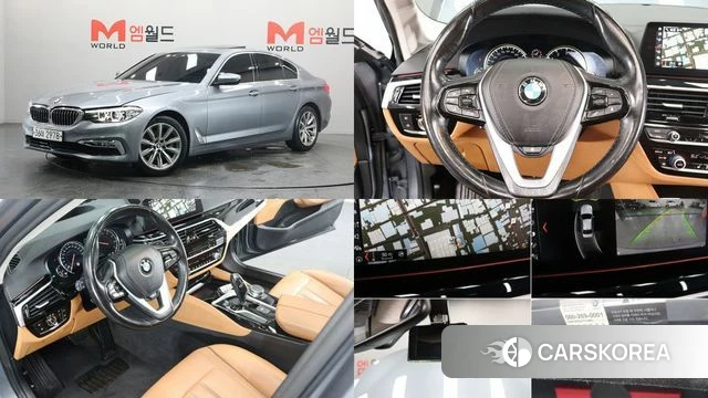 BMW 5 Series (G30) 2018 Серый из Кореи