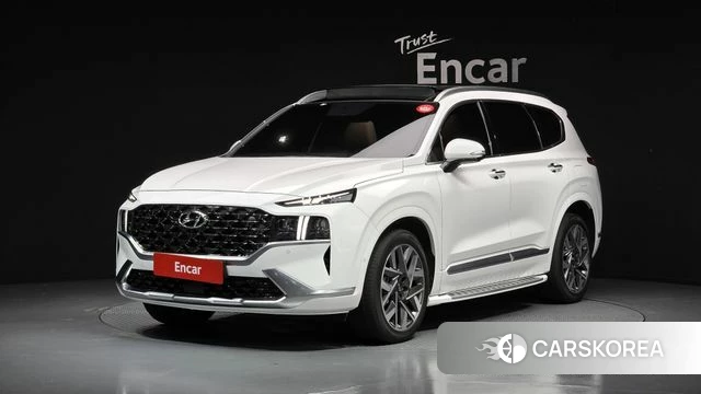 Hyundai The New Santa Fe 2021 Белый из Кореи