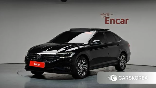 Volkswagen 7th Generation of Jetta 2021 Черный из Кореи